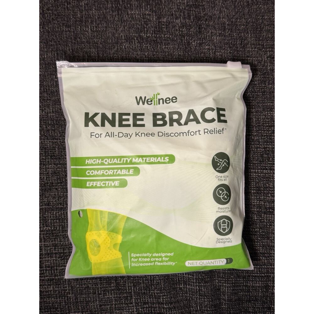 Wellnee Knee Brace For All Day Knee Discomfort Relief - One Size Fits All